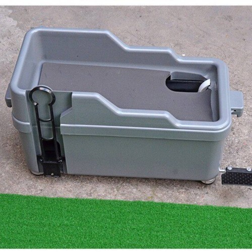 Golf ball dispenser with foot - dispenser,