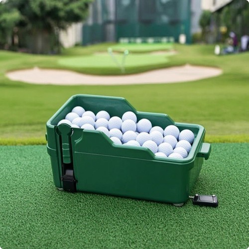 Golf ball dispenser with - dispenser,