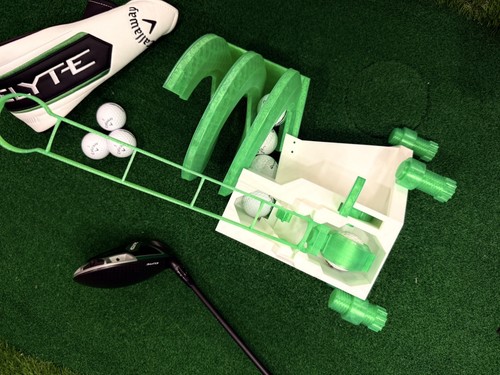 Printed golf ball dispenser - golf,
